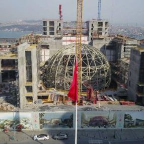 Yeni Atatürk Kültür Merkezi yükselmeye başladı