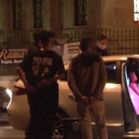 Emirgan'da doğum günü kutlamasını polis bastı