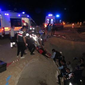 Adıyaman'da menfez çukuruna düşen araçta 2 kişi öldü
