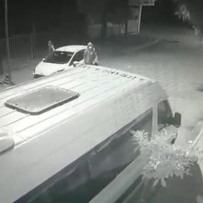Kasaptan 300 kilo eti dakikalar içinde çalan hırsızlar