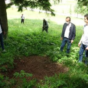 Trabzon'da 15 kişilik ekip göktaşı aradı