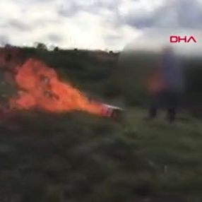 Çankırı'da teslim olmamak için kendini yakan hükümlü