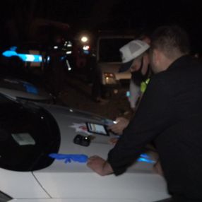Denizli'de alkollü sürücü, polis ekiplerine yakalandı