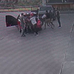 Antalya'da akaryakıt istasyonunda dehşet anları