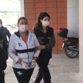 Sevgilisini öldüren kadın adliyeye sevk edildi