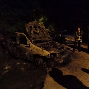 İki gün önce aldığı otomobil hurdaya döndü