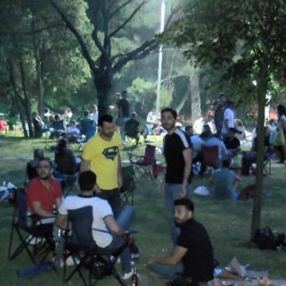 İstanbul'da Maçka Parkı tıklım tıklım