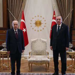 Beştepe'deki Erdoğan-Bahçeli görüşmesi sona erdi