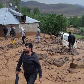 Bingöl'de depremin ardından sel felaketi
