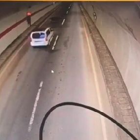 Rize'de tünele giren ineğin sahibine ceza