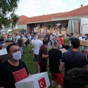 Türkiye, Sancak'a da tıbbi malzeme gönderdi