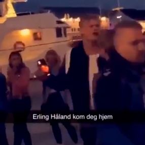 Erling Haaland gece kulübüne alınmadı