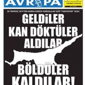 Avrupa gazetesinden küstah manşet