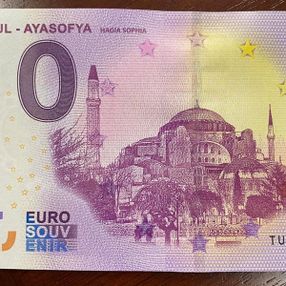 Ayasofya, hatıra amaçlı euroda