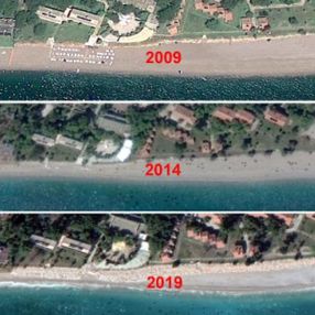 Konyaaltı Sahili 60 yılda 35 metre eridi