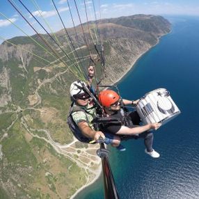 Tekirdağ’da gökyüzünde davul çaldı