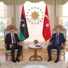 Erdoğan, Libya Başbakanı Serrac'la görüştü