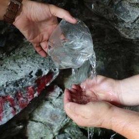 Amasya'daki Venk Suyu'nu vaftiz için götürüyorlar