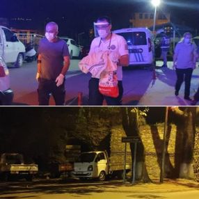 Bursa'da, kamyonet kasasında terk edilmiş bebek bulundu