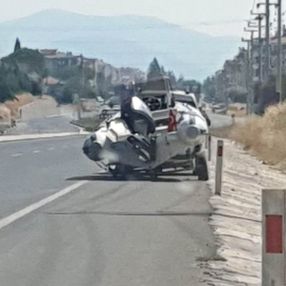 Bodrum’da çalınan bot yol kenarında bulundu