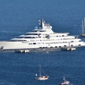 Mega yat 'Scheherazade' Bodrum'da