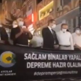Avcılar'daki anma töreninde Millet İttifakı arasında gerginlik yaşandı