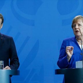 Macron ile Merkel'in gündemi Türkiye