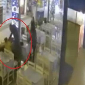 Muğla'da genç kadına saldırı anı kamerada