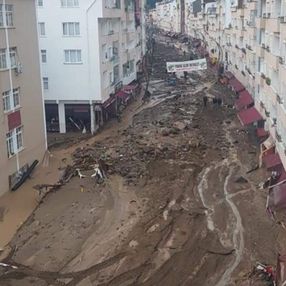 Dereli'de dere yatağına yapılan evler tartışma konusu