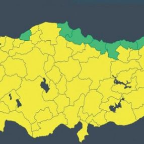 Meteorolojiden 74 ile sarı kodlu sıcak uyarısı