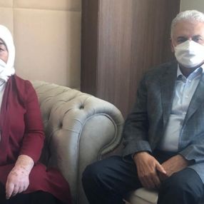 Binali Yıldırım'ın kontrol sonrası ilk görüntüleri