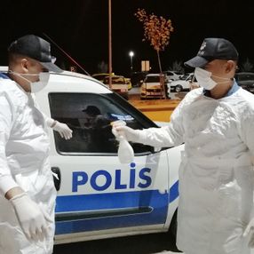 Polisten kaçan alkolü sürücü koronalı çıktı