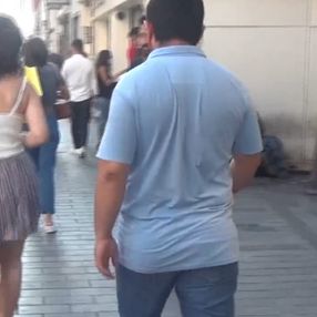 Taksim'de genç kadını takip ederek taciz eden kişi yakalandı