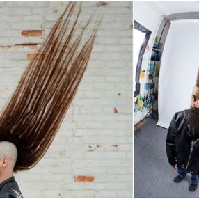 ABD’de mohawk model saçıyla rekor kırdı