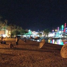 Muğla'da bir kişi, plajdaki şemsiyeleri kırdı