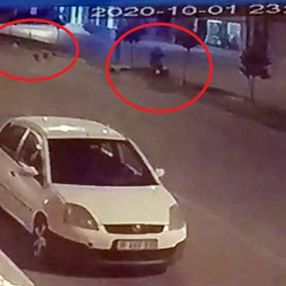Hatay'da sokak köpeklerinden kaçarken başını refüje çarpıp öldü
