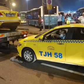 İstanbul'da taksicilere yönelik denetim yapıldı
