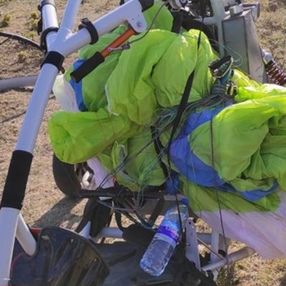 Amanoslar'da terör örgütü PKK'ya ait paramotor ele geçirildi