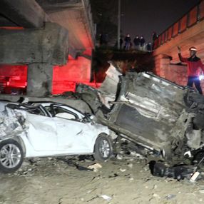 Bolu'da kaza ihbarına giden itfaiyeci, kuzenini kurtardı