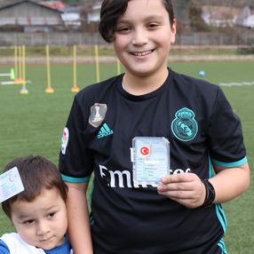 Karabük'te çocuklarına hayranı olduğu Real Madridli yıldızların isimlerini verdi