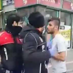 Samsun'da polisten yumruk yiyen vatandaşın açıklaması