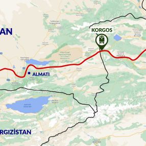 İstanbul'dan törenle uğurlanan ilk ihracat treni Çin'e ulaştı