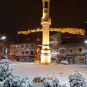 Bayburt’ta kar yağışı