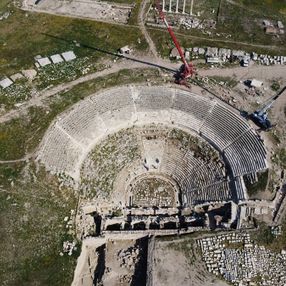 Laodikya Antik Tiyatrosu, izleyicilerini ağırlamak için gün sayıyor