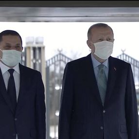 Beştepe'de Erdoğan - Dibeybe görüşmesi