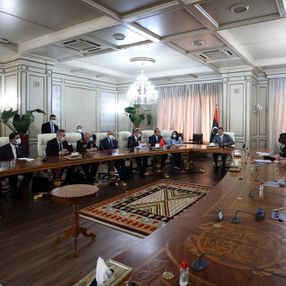 Bakan Akar, Çavuşoğlu ve Fidan, Libya Başbakanı Dibeybe ile görüştü