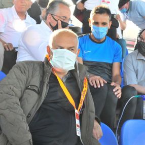 Suvermez Kapadokyaspor’un başkanı oksijen tüpüyle maç izledi