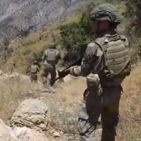 Irak'ın kuzeyinde 5 terörist öldürüldü
