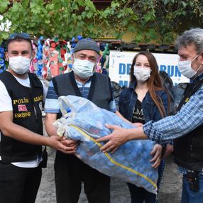 Eskişehir'de çalınan 30 çuval mavi kapak bulundu