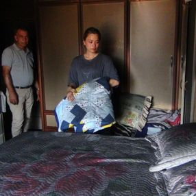Mersin'de genç kızın çeyizi yangında kül oldu